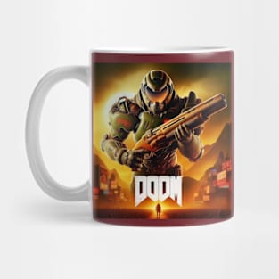 Doom Guy Big Gun Mug